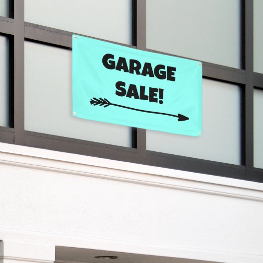 GARAGE VENTE ! Bannière Flèche (Bâtiment extérieur)