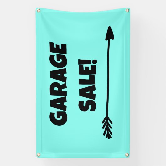GARAGE VENTE ! Bannière Flèche (Verticale)