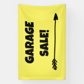 GARAGE VENTE ! Bannière Flèche (Verticale)