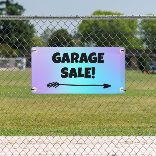 GARAGE VENTE ! Bannière Flèche (Insitu)