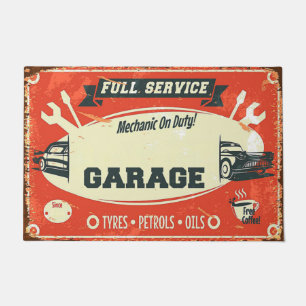 Garage Welcome Mats, Deurmat Garage, Custom Garage