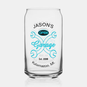 Garage Wrenches Drinkware Bier Blikvorm Glas