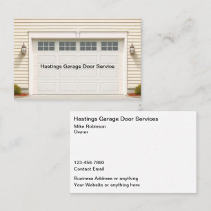 Garagedeur constructie Visitekaartjes