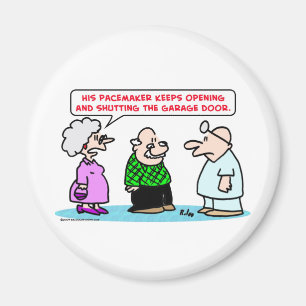 garagedeur voor pacemaker open magneet