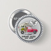 Garageverkoop Ronde Button 5,7 Cm (Voorkant /achterkant)