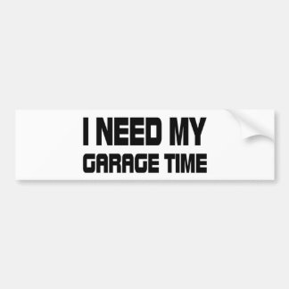 GARAGTIJD BUMPERSTICKER