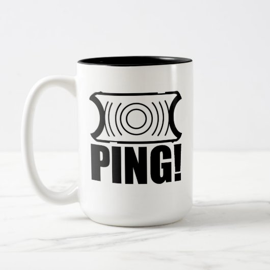 Garand en bloc Ping mok donker afbeelding (Links)