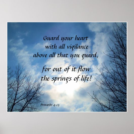 GARANDEREN UW HARTposter Poster (Voorkant)