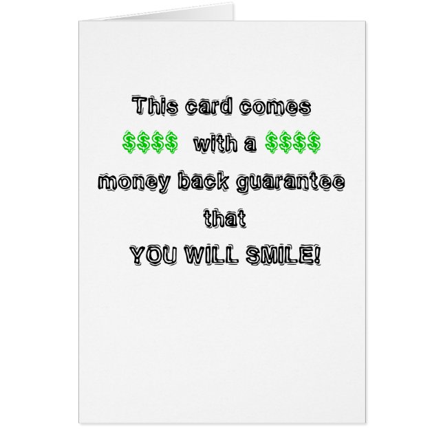 Garantie de dos d'argent (Devant)