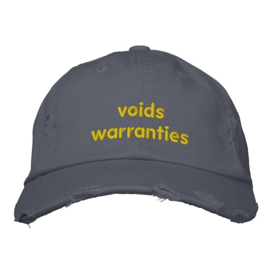 garantie des vides casquette en difficulté (Devant)