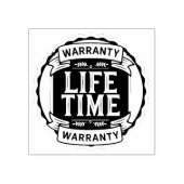 Garantie levenslange rubberstempel (Afrduk)