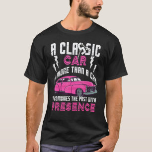 Garantie Vintage Model Auto Motorfiets Elektrische T-shirt