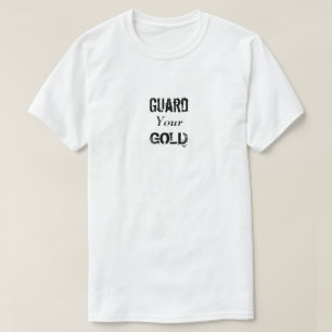 Garantie voor uw goud t-shirt