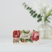 Garanties du type Roses - Carte d'appel victorienn (Debout devant)