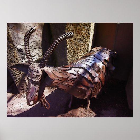 GARBAGE EAT GOAT VAN DE RIVERFRONT PARK VAN SPOKAN POSTER (Voorkant)