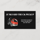 Garbage Junkyard Pickup Visitekaartje (Voorkant)