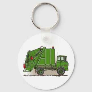 Garbage Truck Green Sleutelhanger