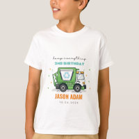 Garbage Truck T-shirts pour enfants fête d'anniver