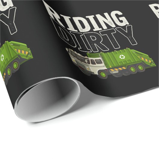 Garbage Trucker Cadeaupapier (Rol Hoek)