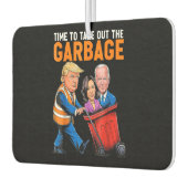 Garbage voor Trump 2024 Funny Time to Take Out Gar Luchtverfrisser (Links)