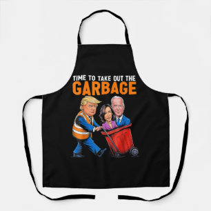 Garbage voor Trump 2024 Funny Time to Take Out Gar Schort