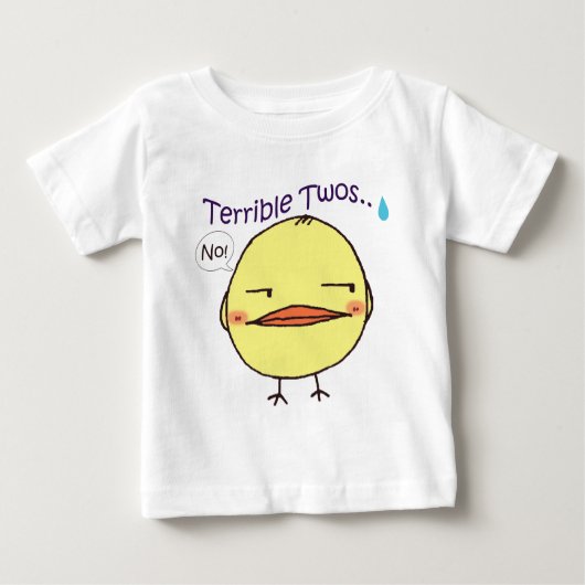 Garbanzo ~ Dronkelbare Twos.Baby T-shirt (Voorkant)