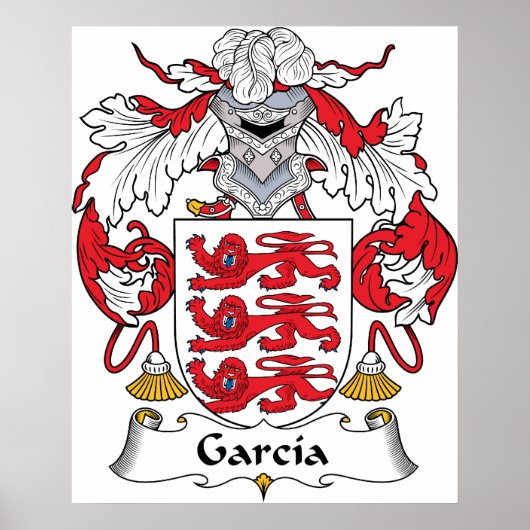 Garcia Coat of Arms Poster (Voorkant)
