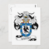 Garcia Family Crest Briefkaart (Voorkant / Achterkant)