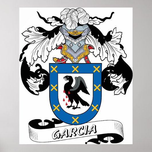 Garcia Family Crest Poster (Voorkant)