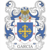 Garcia Family Crest Sticker (Voorkant)