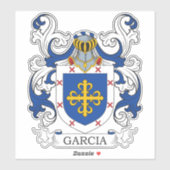 Garcia Family Crest Sticker (Vel)
