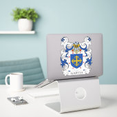 Garcia Family Crest Sticker (Laptop op bureau)