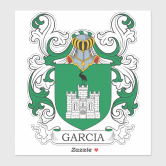 Garcia Family Crest Sticker