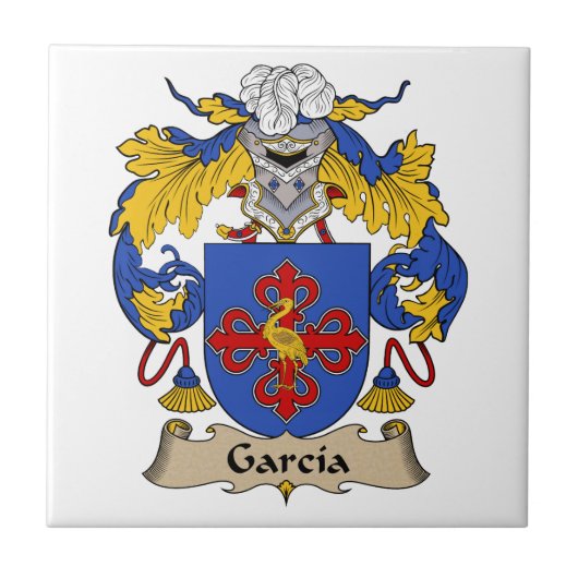 Garcia Family Crest Tegeltje (Voorkant)