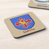 Garcia Family Shield Bier Onderzetter (Linkerzijde)