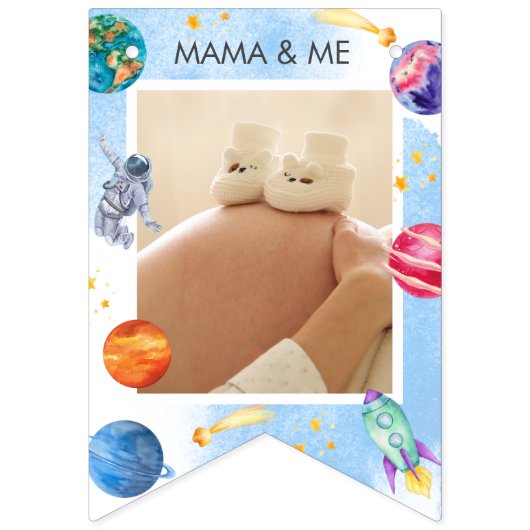 Garçon 1er anniversaire photo mensuelle drapeaux d (Deuxième drapeau)