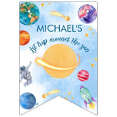 Garçon 1er anniversaire photo mensuelle drapeaux d (Premier drapeau)