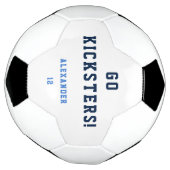 Garçon Adolescent Sports Blue Team Simple Soccer B (Tourné)