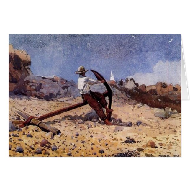 Garçon avec Ancre (Devant horizontal)