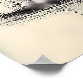 Garçon avec avion en papier – Affiche de graffiti  (Coin)