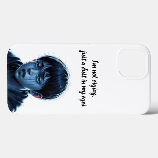 Garçon avec Coque iphone de larmes (Verso (horizontal))