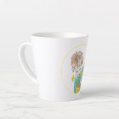 Garçon Avec Daffodils Petite Mug En Latte (Angle gauche)