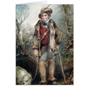 Garçon avec des lapins