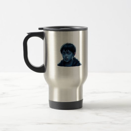 Garçon avec des tasses (Gauche)