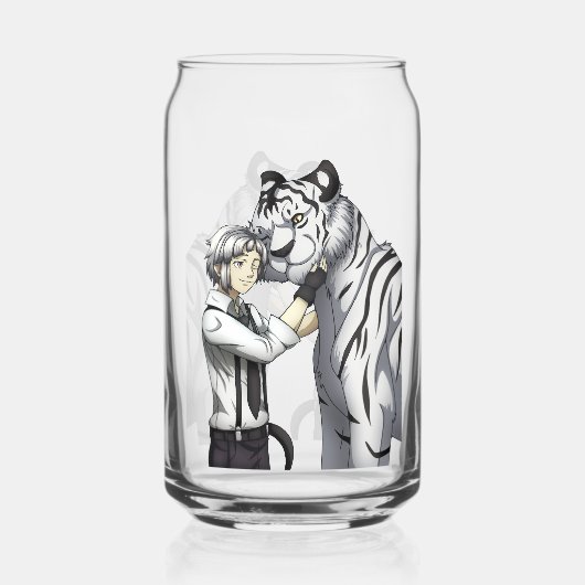 Garçon avec tigre blanc (Recto)