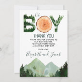 Garçon Baby shower Merci (Devant)
