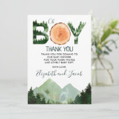 Garçon Baby shower Merci (Debout devant)
