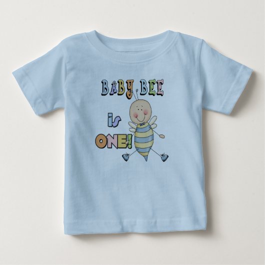 Garçon Bébé Bee 1er Anniversaire Tshirts et cadeau (Devant)