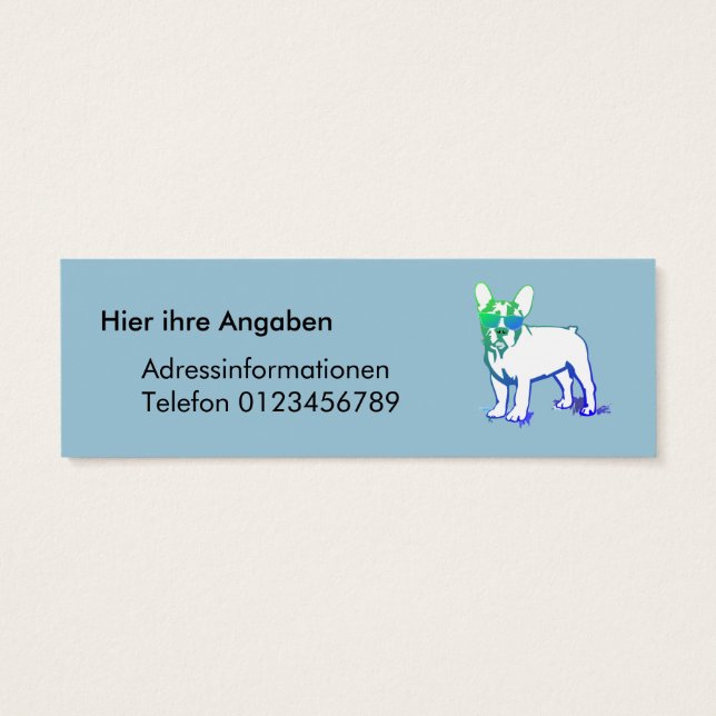 Garçon Bouledogue Français le plus cool (Dos)