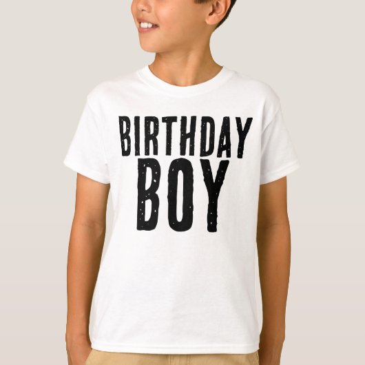 GARÇON D'ANNIVERSAIRE GARÇONS T-SHIRTS (Devant)